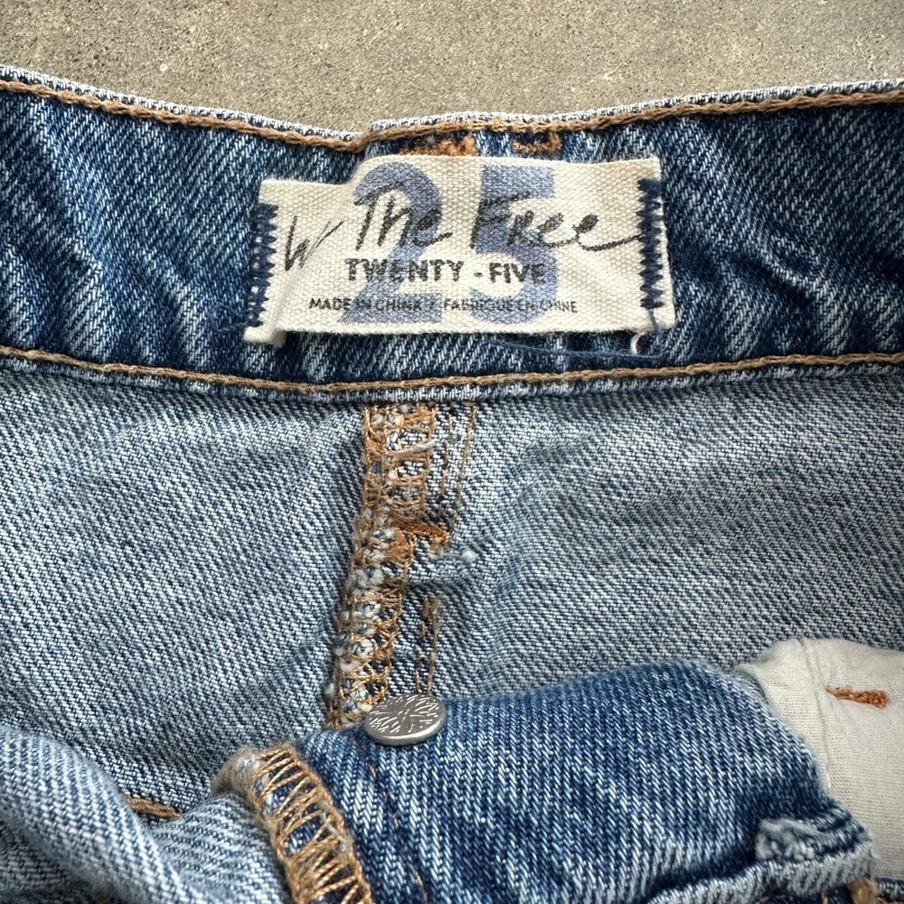 Free People Blue Denim Skirt - Picture 5 of 5